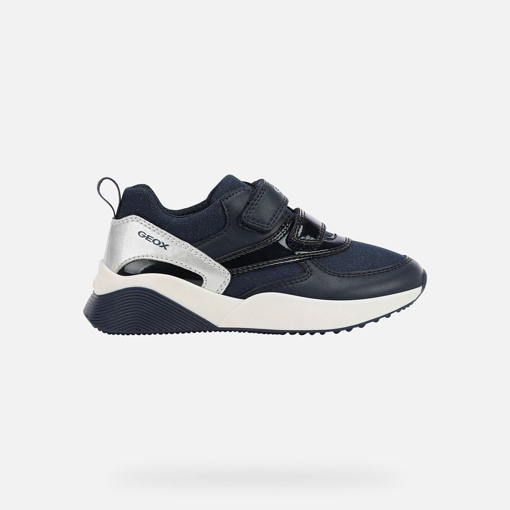 Geox Sneakers Navy Sinead - Geox Girls Shoes - XMARTI478